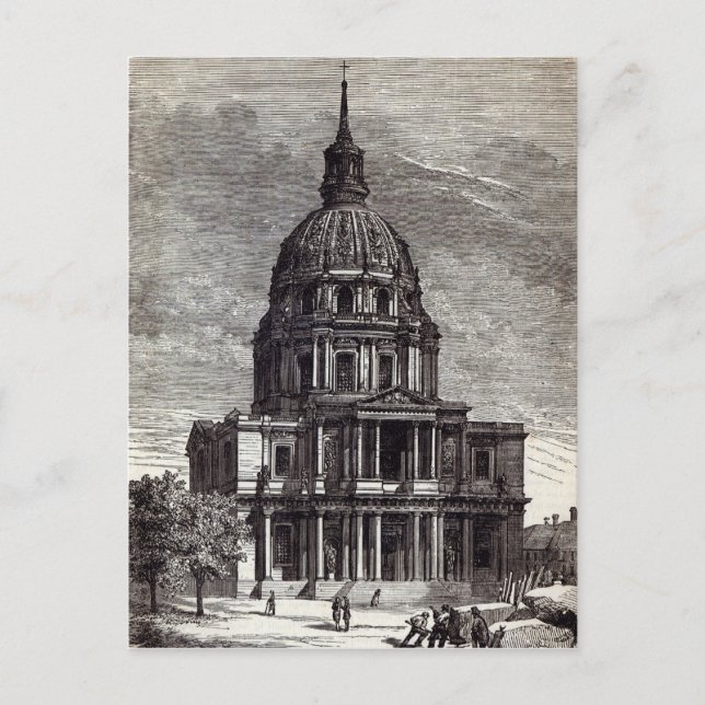 Cartão Postal Igreja dos Inválidos, contendo Tumba de (Frente)