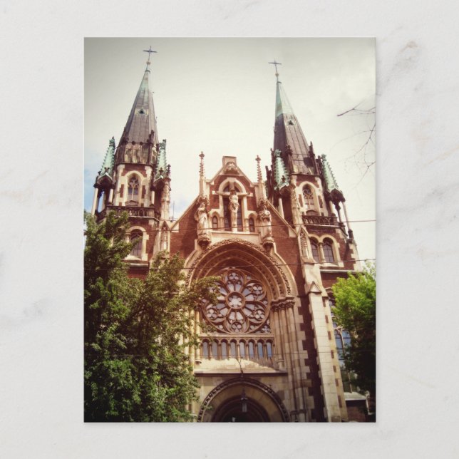 Cartão Postal Igreja dos santos Olga e Elizabeth (Frente)