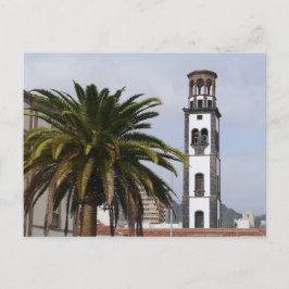 Cartão Postal Igreja em Papais noeis Cruz de Tenerife, Ilhas Can
