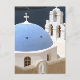Cartão Postal Igreja em Santorini