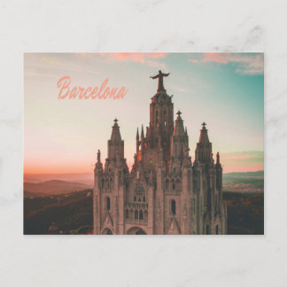 Cartão Postal Igreja Espanha de Barcelona