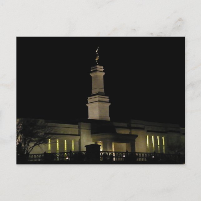 Cartão Postal igreja LDS (Frente)