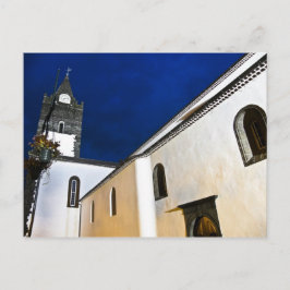 Cartão Postal Igreja na cidade de Funchal