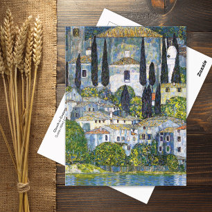 Cartão Postal Igreja na Paisagem Cassone Gustav Klimt
