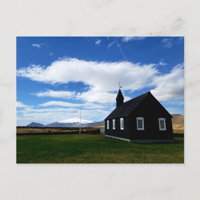 Cartão Postal Igreja Negra de Budir no Cartão-postal (Frente)