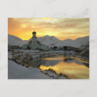 Igreja Ortodoxa Russa, nascer do sol de inverno
