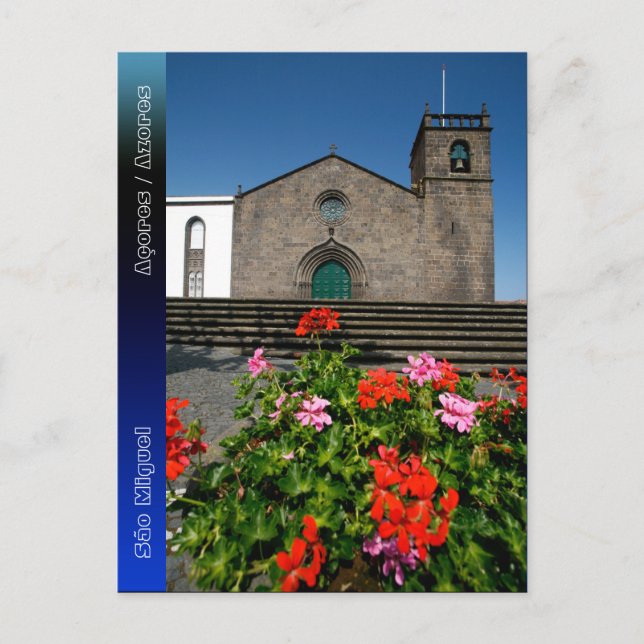 Cartão Postal Igreja portuguesa (Frente)