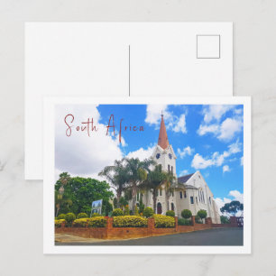 Cartão Postal Igreja Riebeek-Kasteel Ver África do Sul ZA