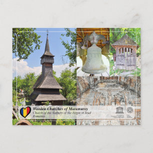 Cartão Postal Igreja UNESCO da Natividade da Virgem, Ieud