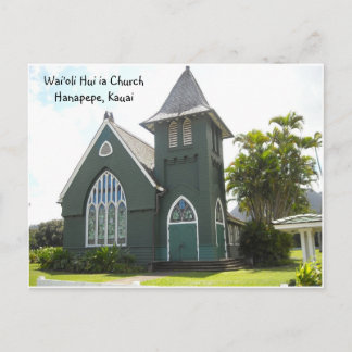 Cartão Postal Igreja Wai'oli Hui ia