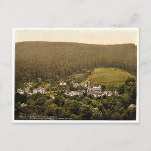 Cartão Postal Igreja, Wildbad, Floresta Negra, Baden, Alemanha