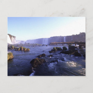 Cartão Postal Iguacu Waterfalls, Brazil and Argentina