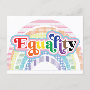 Cartão Postal Igualdade Orgulho