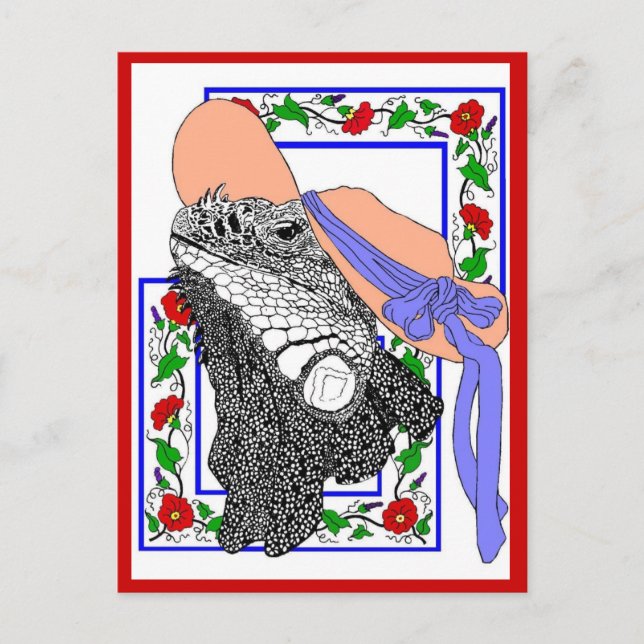 Cartão Postal Iguanadonna (Frente)