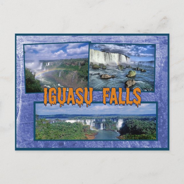 Cartão Postal Iguasu cai no Brasil (Frente)
