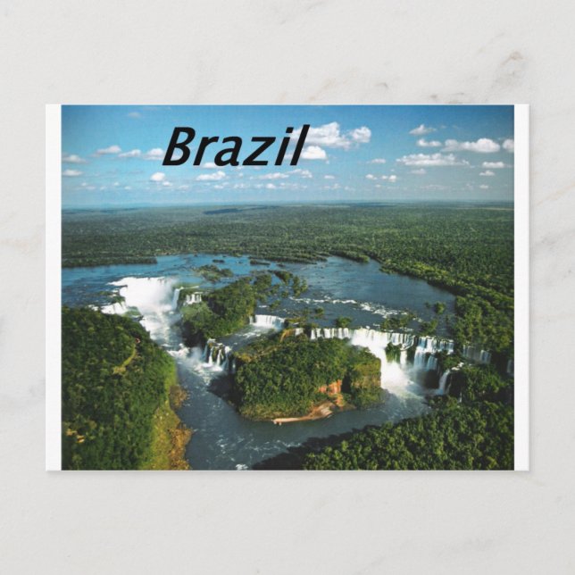 Cartão Postal Iguazu-Falls-Argentina-e-Brasil-JPG (Frente)