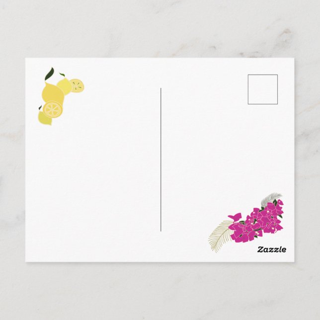 Cartão Postal Il dolce far niente (Verso)