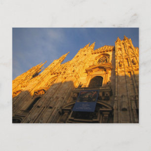 Cartão Postal Il Duomo, Milão, Itália