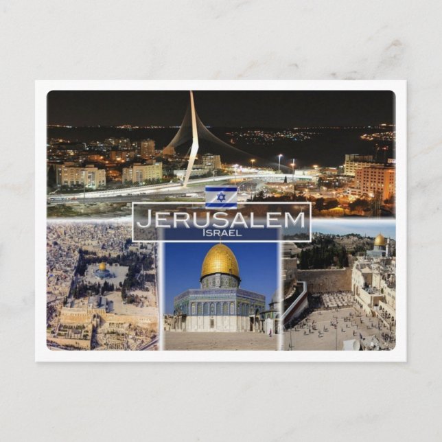 Cartão Postal IL Israel - Jerusalém - (Frente)