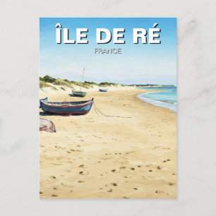 Cartão Postal Île de Ré France Viagem