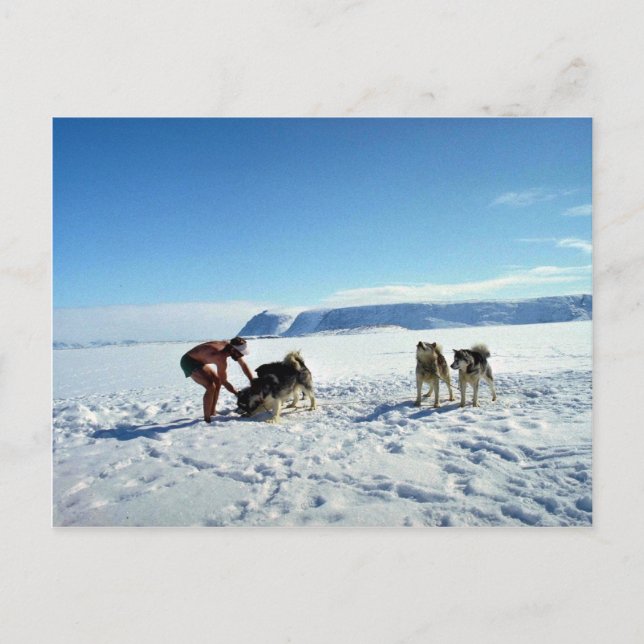 Cartão Postal Ilha Baffin, Territórios do Noroeste (Frente)