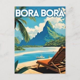 Cartão Postal Ilha Bora Bora