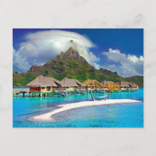 Cartão Postal Ilha Bora Bora Carribean