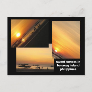 Cartão Postal ilha boracay