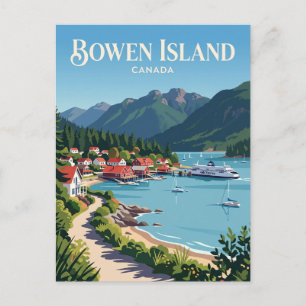 Cartão Postal Ilha Bowen Canadá