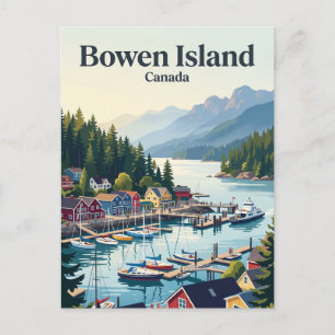 Cartão Postal Ilha Bowen Canadá