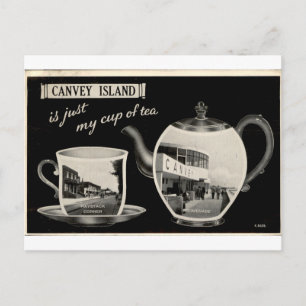 Cartão Postal Ilha Canvey Meu Chá Vintage