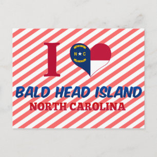 Cartão Postal Ilha da cabeça calva, North Carolina