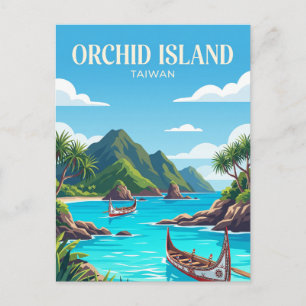 Cartão Postal Ilha da Orquídea Taiwan
