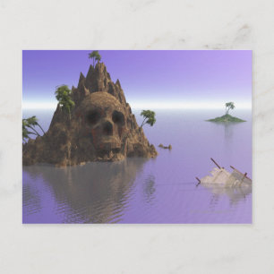 Cartão Postal Ilha de crânio