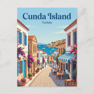 Cartão Postal Ilha de Cunda Turquia