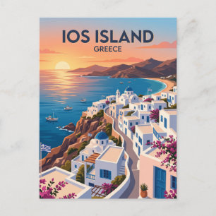Cartão Postal Ilha de Ios Grécia