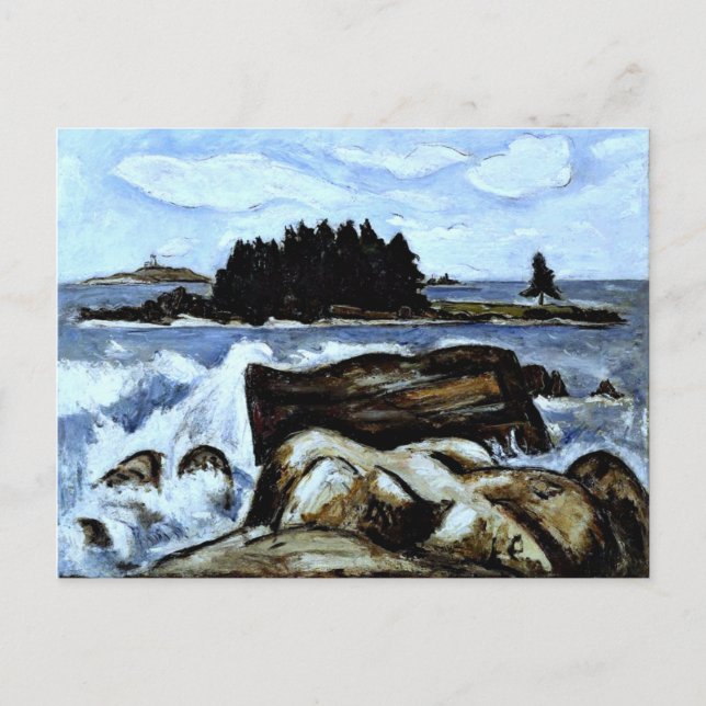 Cartão Postal Ilha de Jotham (agora Fox), em Ponto Indiano (Frente)