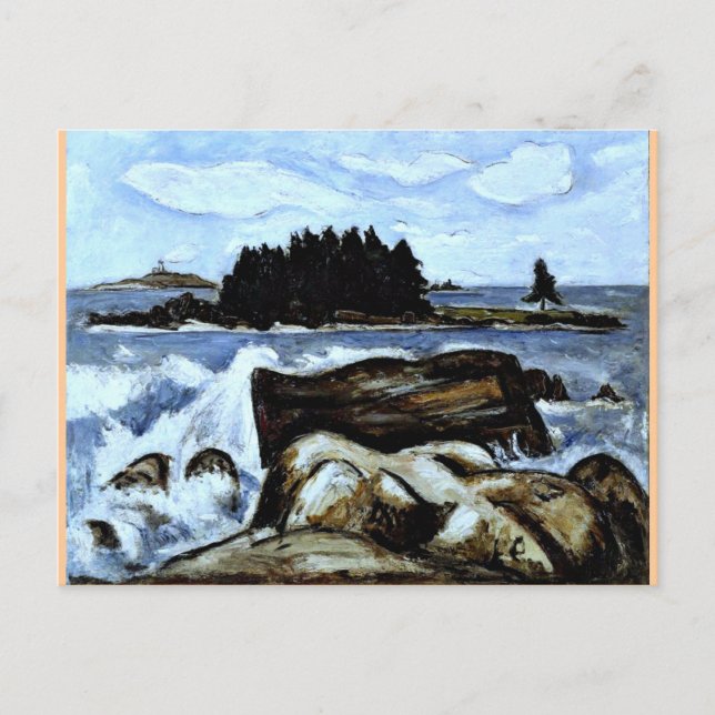 Cartão Postal Ilha de Jotham (agora Fox), em Ponto Indiano (Frente)