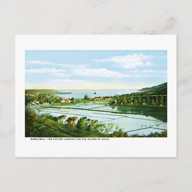 Cartão Postal Ilha de Kauai (Frente)