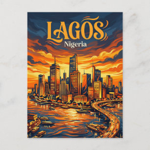 Cartão Postal Ilha de Lagos Nigéria