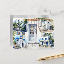 Cartão Postal Ilha de Mykonos, Grécia