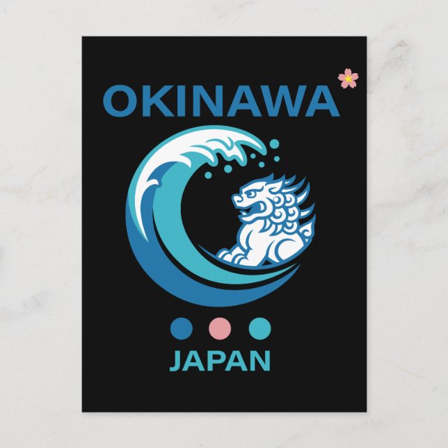 Cartão Postal Ilha de Okinawa Japão (Frente)
