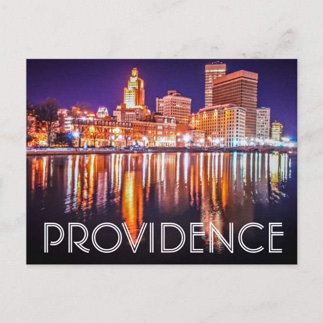 Cartão Postal ilha de rhode (Frente)