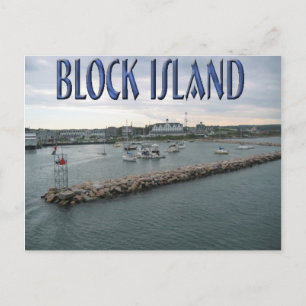 Cartão Postal ilha de rosas de bloqueio