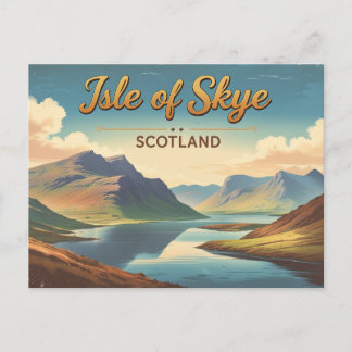 Cartão Postal Ilha de Skye - a beleza selvagem da Escócia