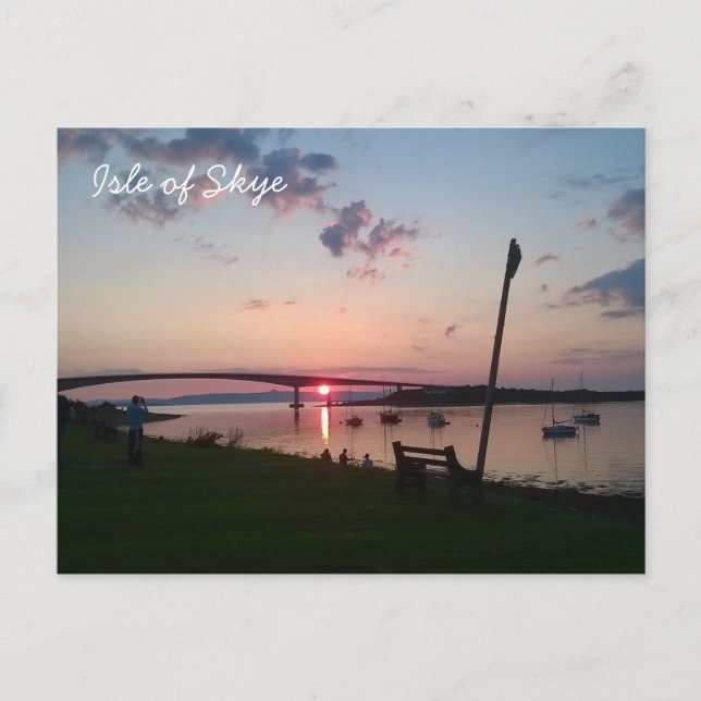 Cartão Postal Ilha de Skye, Escócia (Frente)