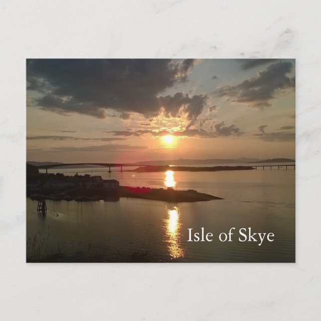 Cartão Postal Ilha de Skye, Escócia (Frente)