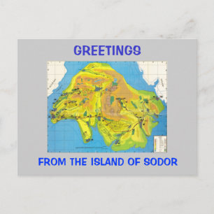 Cartão Postal Ilha de Sodor