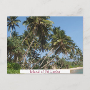 Cartão Postal Ilha do Sri Lanka - Adição de Turismo Viagens vi
