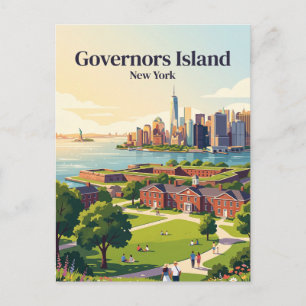Cartão Postal Ilha dos Governadores Nova York